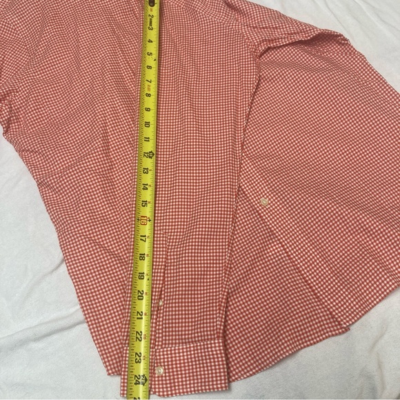 RALPH LAUREN Mens CLASSIC FIT  Red Gingham Button Down Shirt L Plaid - Picture 7 of 14